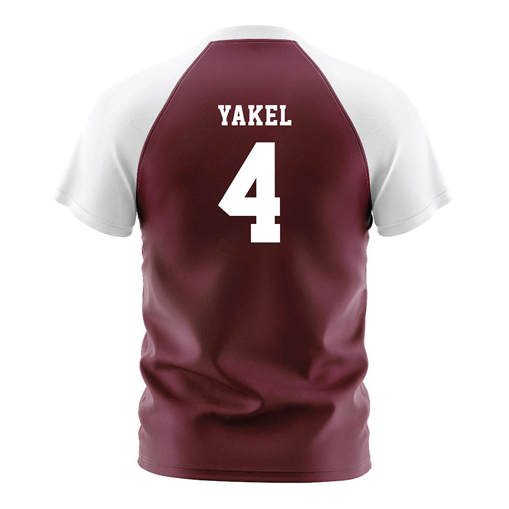 Texas A&M - NCAA Women's Soccer : Isabella Yakel - Maroon Soccer Jersey-1