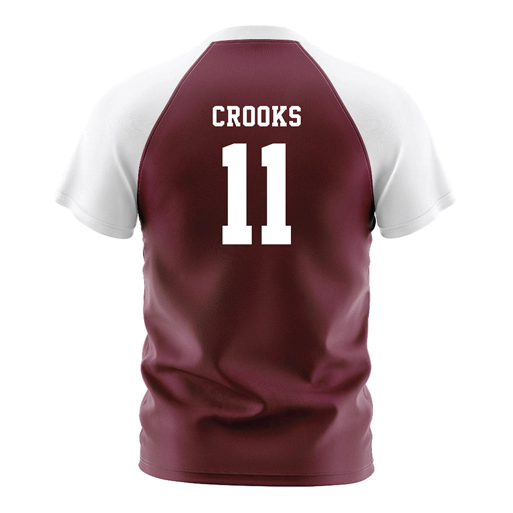 Texas A&M - NCAA Women's Soccer : Riley Crooks - Maroon Soccer Jersey-1