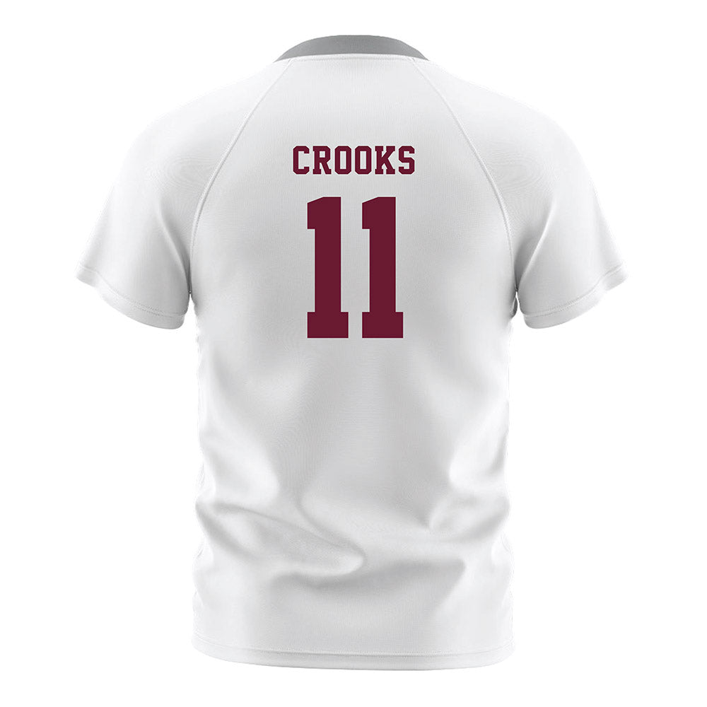 Texas A&M - NCAA Women's Soccer : Riley Crooks - White Soccer Jersey-1