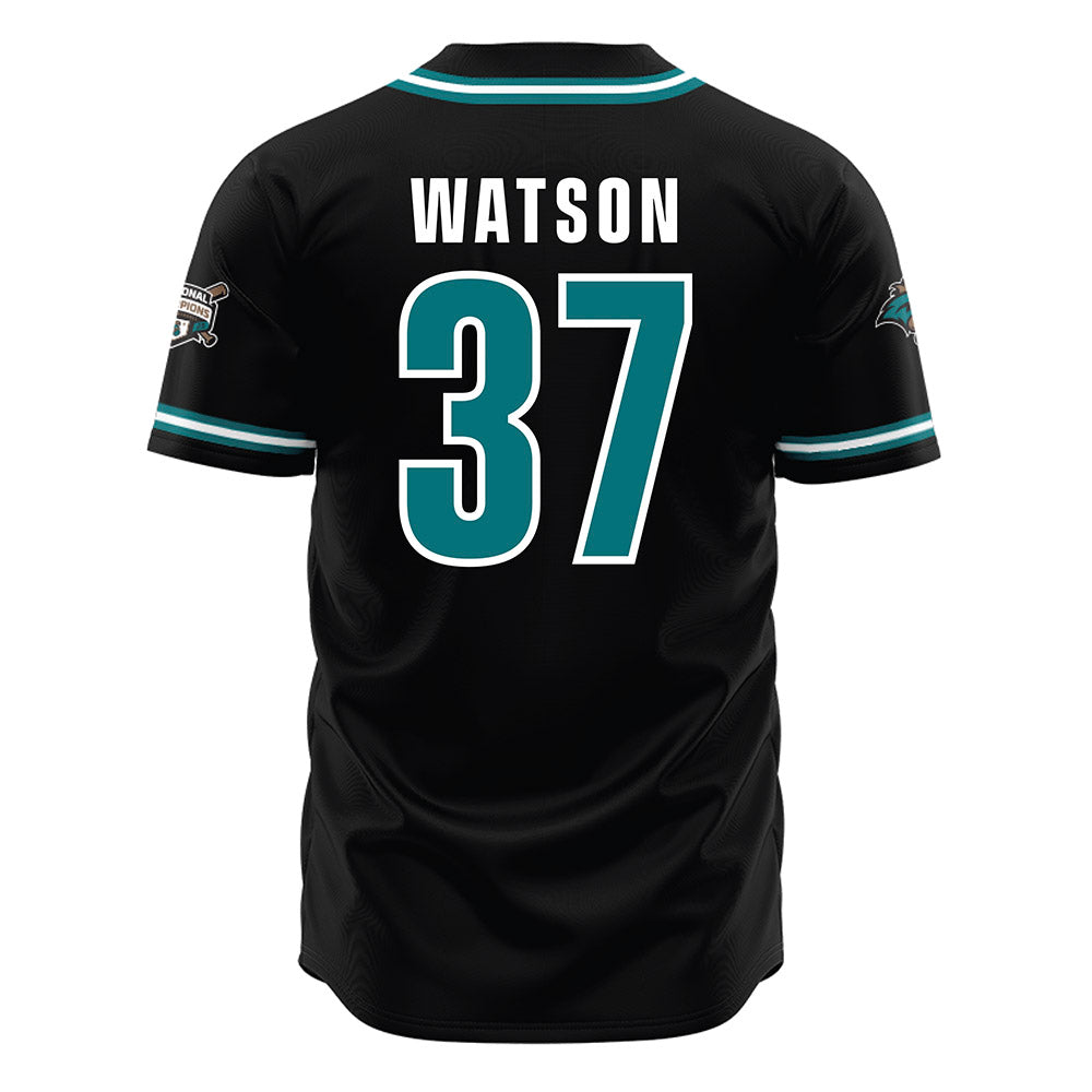 Coastal Carolina - NCAA Baseball : Kye Watson - Black Jersey-1