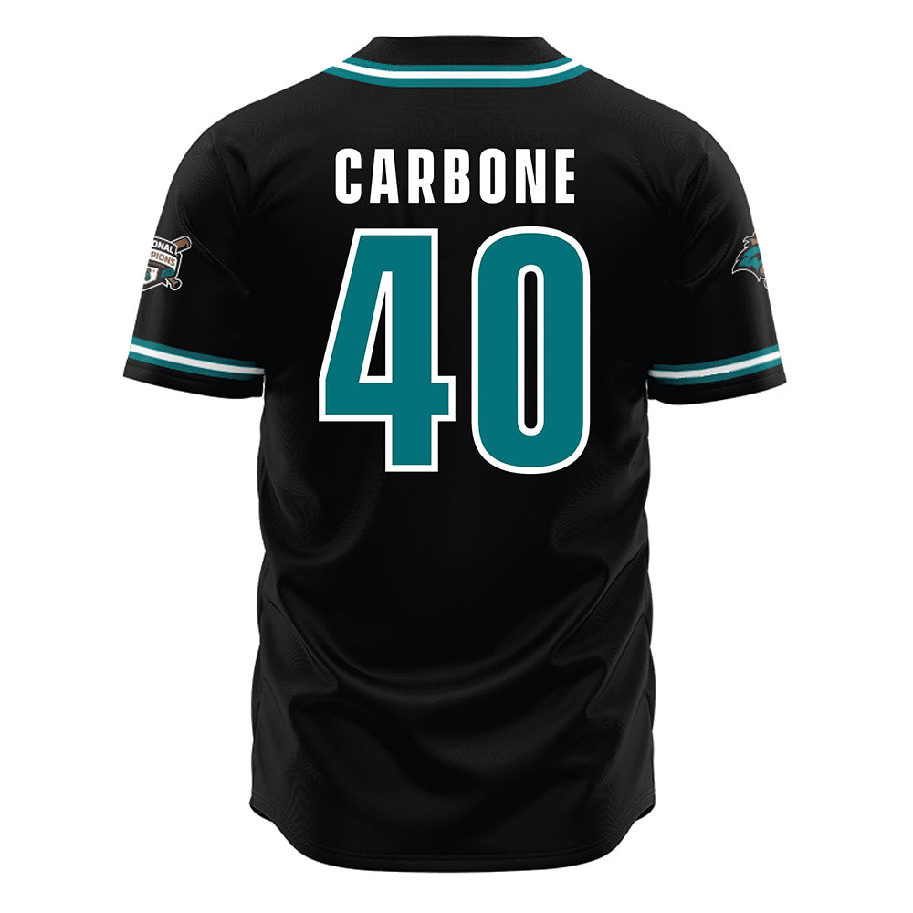Coastal Carolina - NCAA Baseball : Dominick Carbone - Black Jersey-1