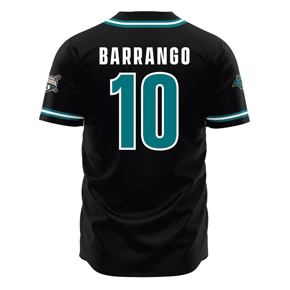 Coastal Carolina - NCAA Baseball : Ty Barrango - Black Jersey-1
