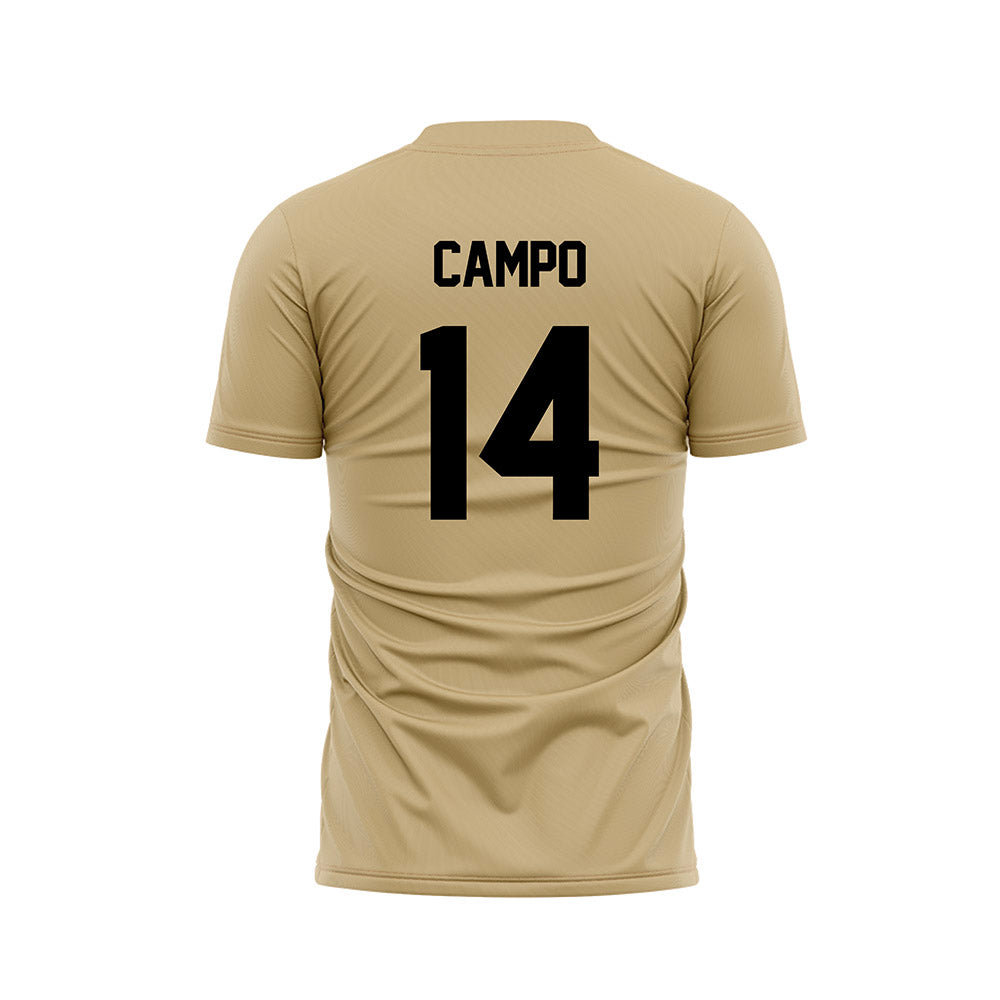 Purdue - NCAA Women's Soccer : Irene Campo - Gold Soccer Jersey-1