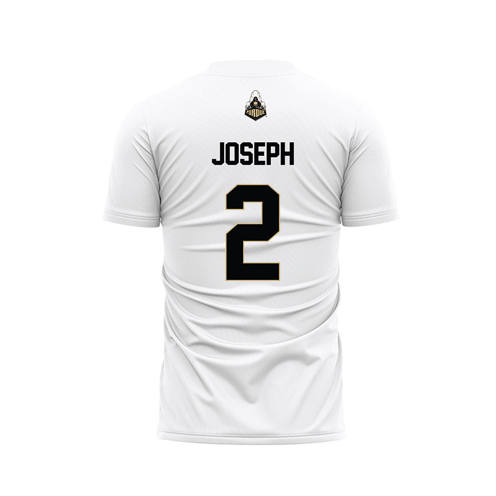 Purdue - NCAA Women's Soccer : Julia Joseph - White Soccer Jersey-1