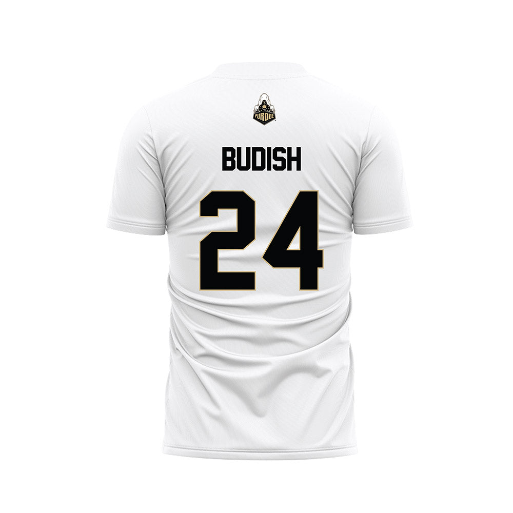 Purdue - NCAA Women's Soccer : Kayla Budish - White Soccer Jersey-1