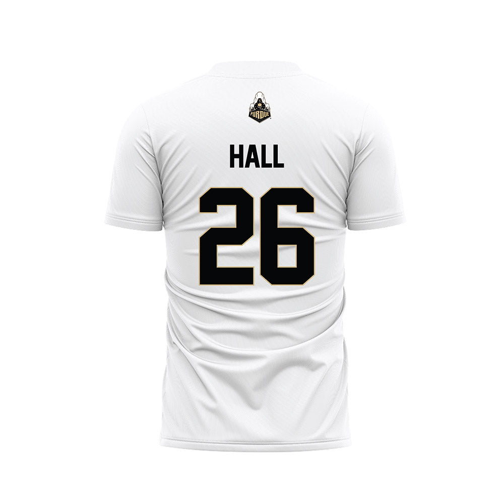 Purdue - NCAA Women's Soccer : Olivia Hall - White Soccer Jersey-1