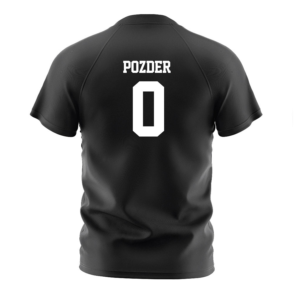 Loyola - NCAA Men's Soccer : Nemanja Pozder - Black Soccer Jersey-1
