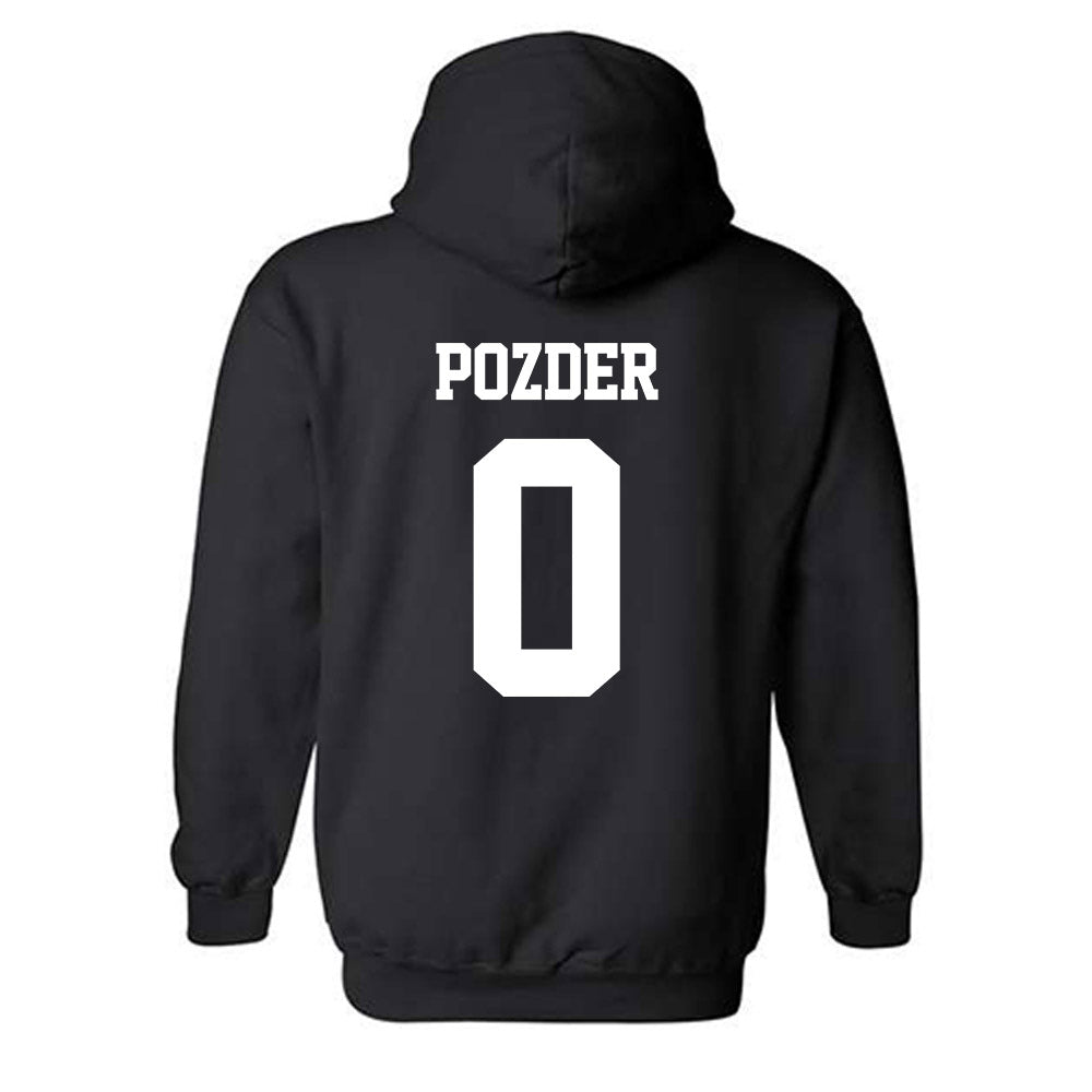Loyola - NCAA Men's Soccer : Nemanja Pozder - Replica Shersey Hooded Sweatshirt-1