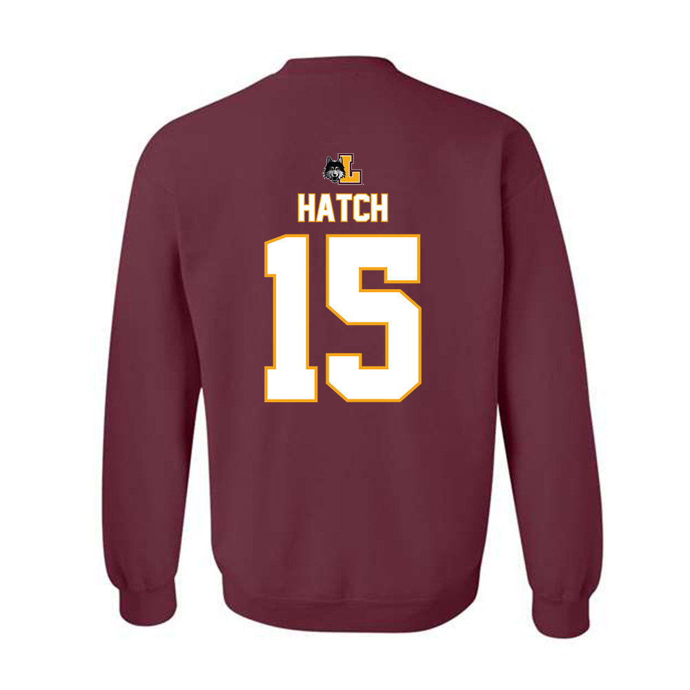Loyola - NCAA Men's Volleyball : William Hatch - Replica Shersey Crewneck Sweatshirt-1