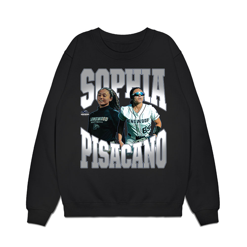 Longwood - NCAA Softball : Sophia Pisacano - Collage Premium Crewneck Sweatshirt-0