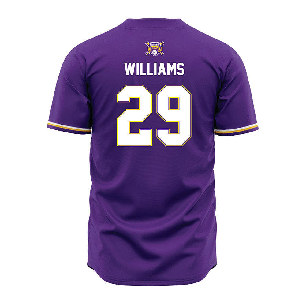 LSU - NCAA Baseball : Cooper Williams - National Championship Jersey-1