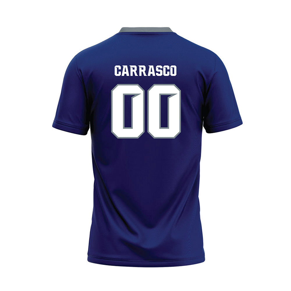 Southern Nevada - NCAA Softball : Nicole Carrasco - Blue Baseball Jersey-1
