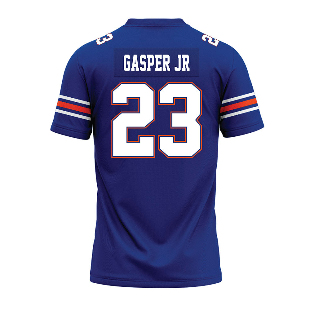 Florida - NCAA Football : Chad Gasper Jr - Blue Premium Football Jersey-1
