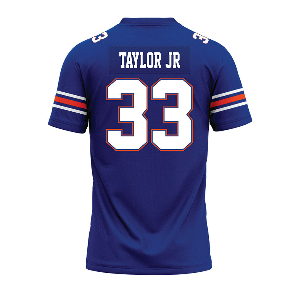 Florida - NCAA Football : Brien Taylor Jr - Blue Premium Football Jersey-1