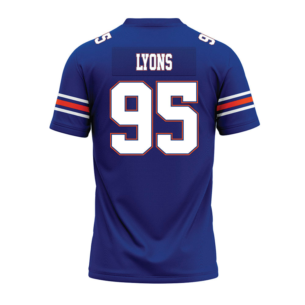 Florida - NCAA Football : Jamari Lyons - Blue Premium Football Jersey-1