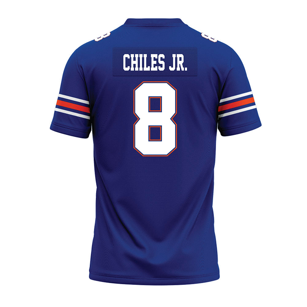 Florida - NCAA Football : Aaron Chiles Jr. - Blue Premium Football Jersey-1