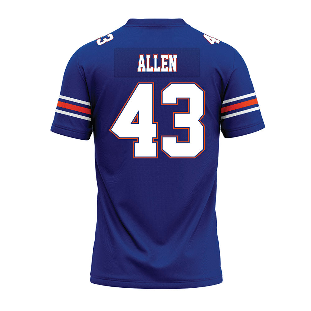 Florida - NCAA Football : Alfonzo Allen - Blue Premium Football Jersey-1