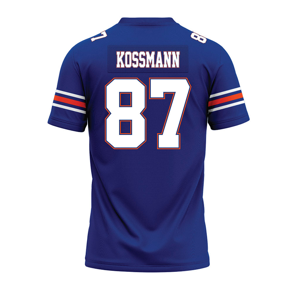 Florida - NCAA Football : Cameron Kossmann - Blue Premium Football Jersey-1