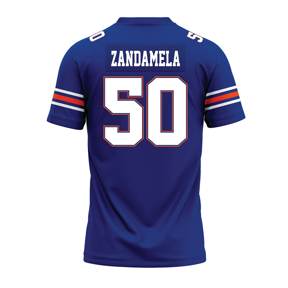 Florida - NCAA Football : Jason Zandamela - Blue Premium Football Jersey-1