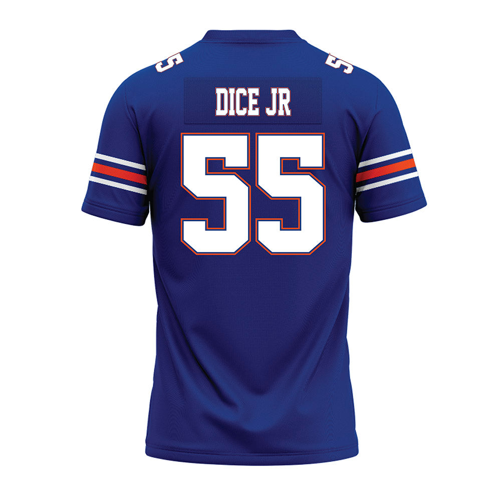 Florida - NCAA Football : Tavaris TJ Dice Jr - Blue Premium Football Jersey-1