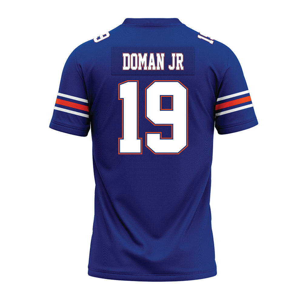 Florida - NCAA Football : Tommy Doman Jr - Blue Premium Football Jersey-1