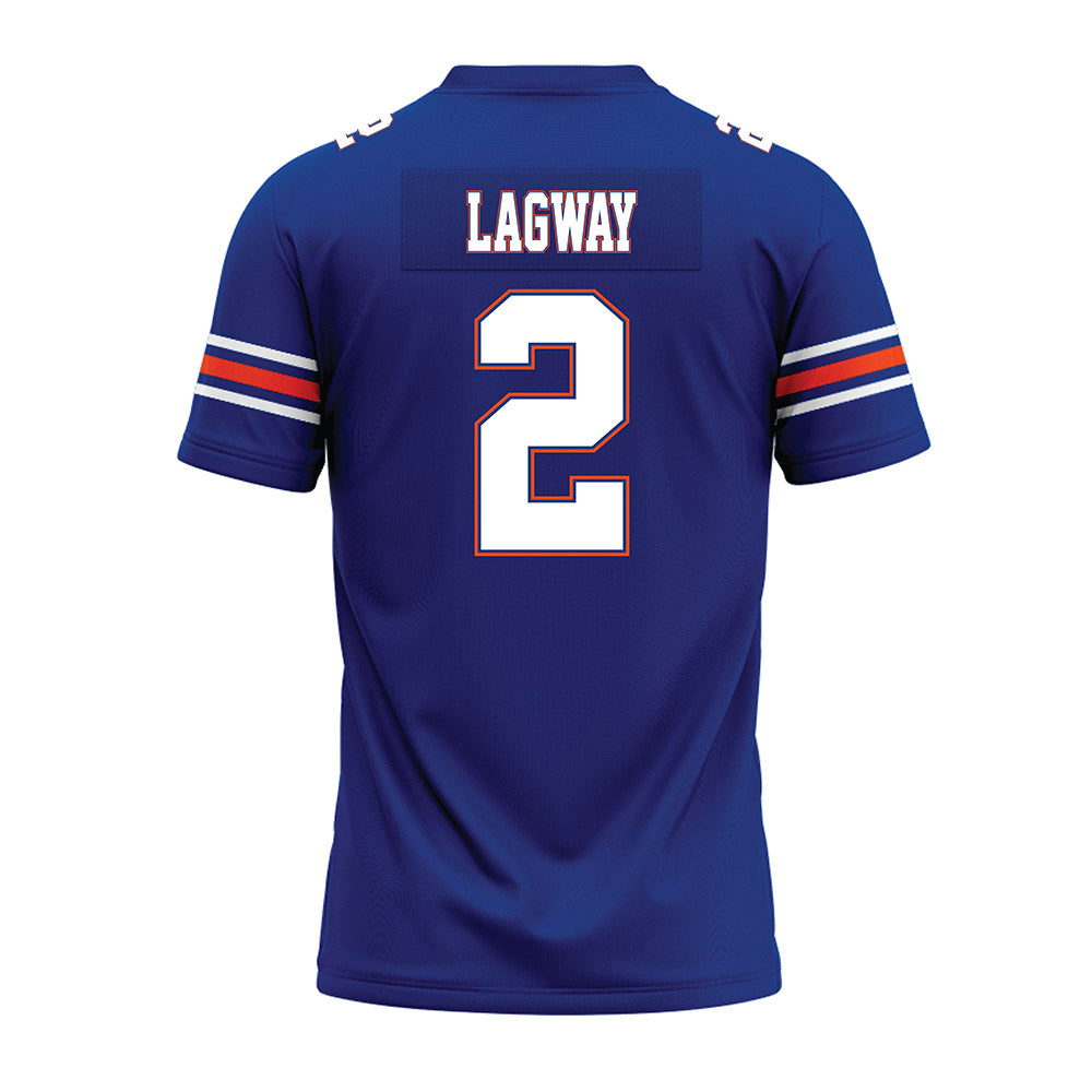 Florida - NCAA Football : DJ Lagway - Blue Premium Football Jersey-1