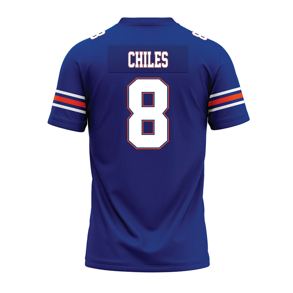 Florida - NCAA Football : Aaron Chiles - Blue Premium Football Jersey-1