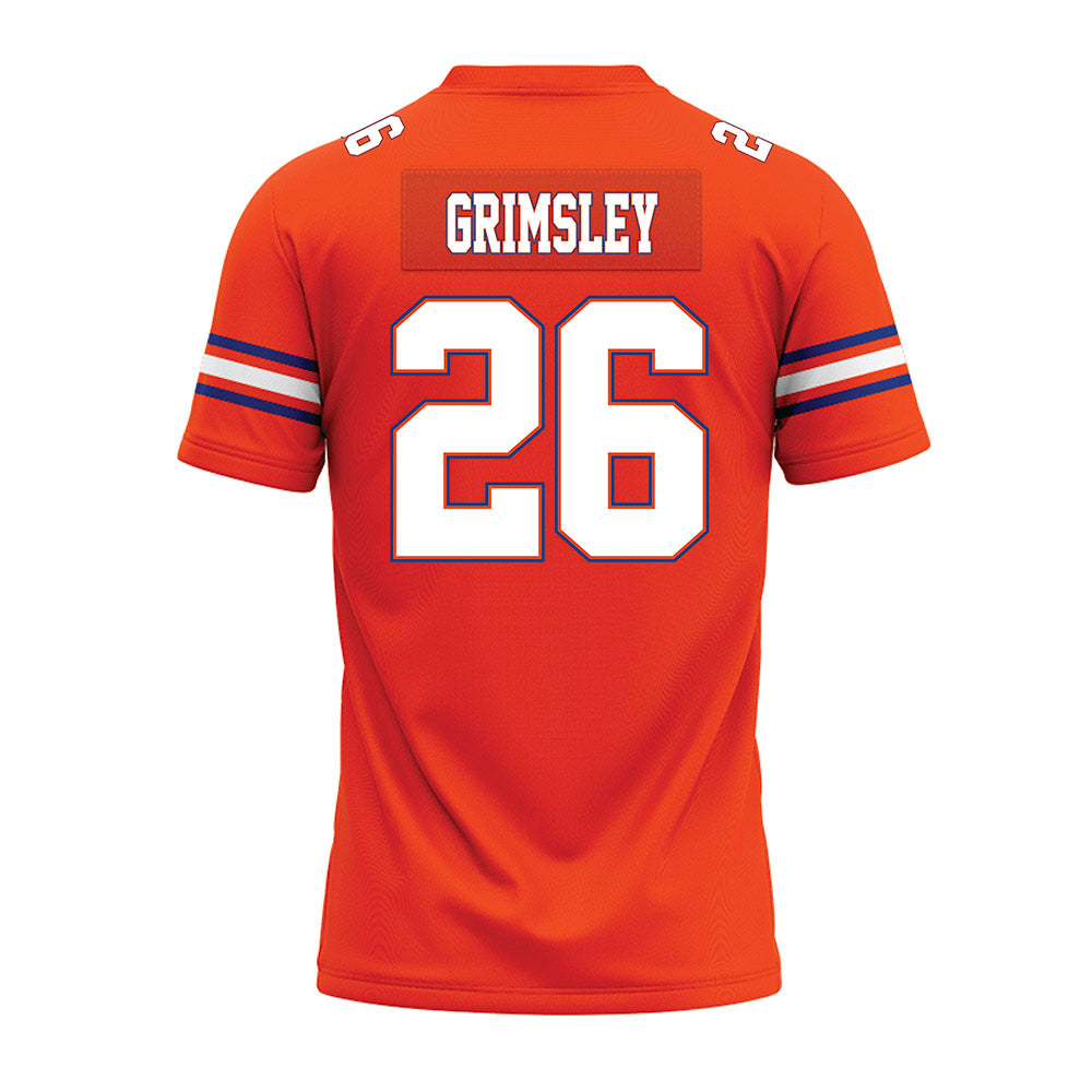 Florida - NCAA Football : Jameer Grimsley - Orange Premium Football Jersey-1