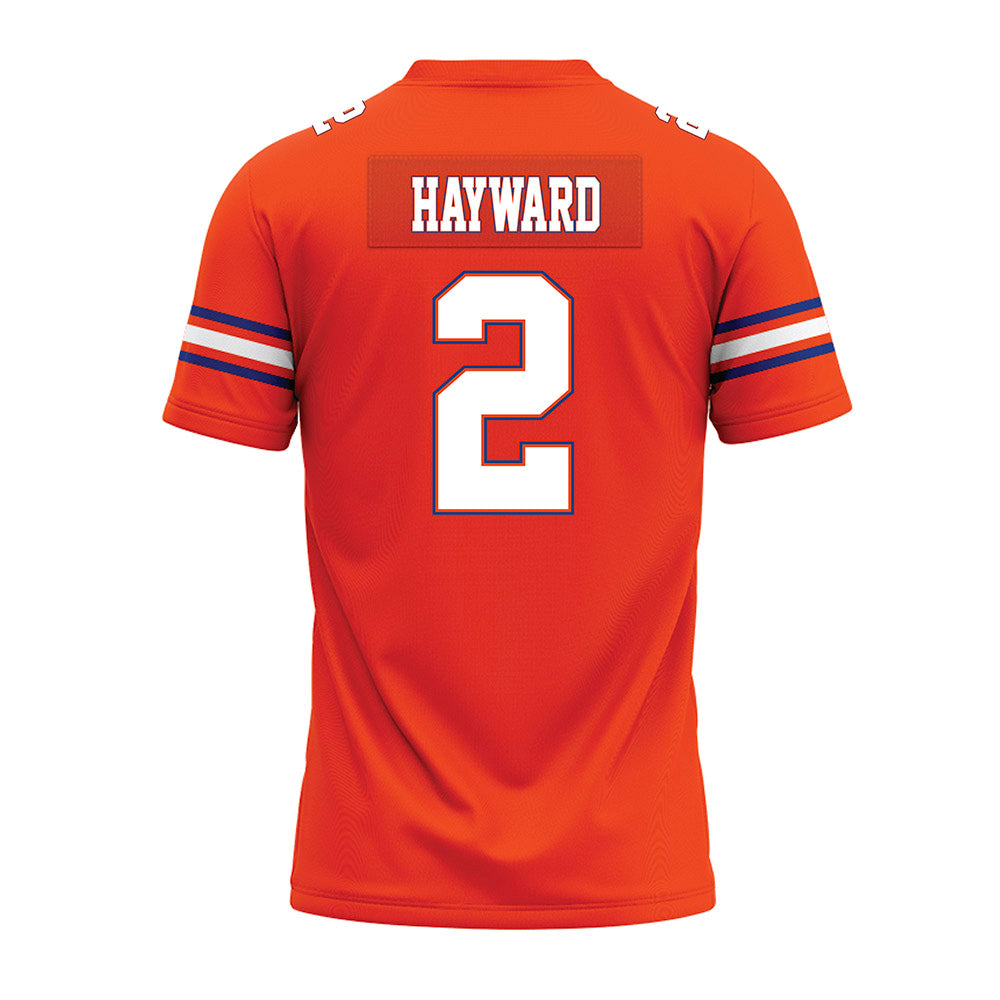 Florida - NCAA Football : Lagonza Hayward - Orange Premium Football Jersey-1