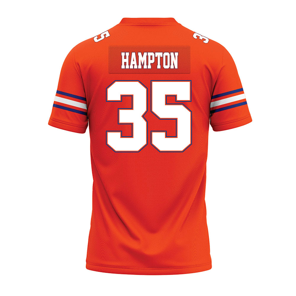 Florida - NCAA Football : DeBraun Hampton - Orange Premium Football Jersey-1