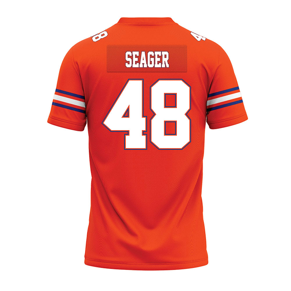 Florida - NCAA Football : Erich Seager - Orange Premium Football Jersey-1