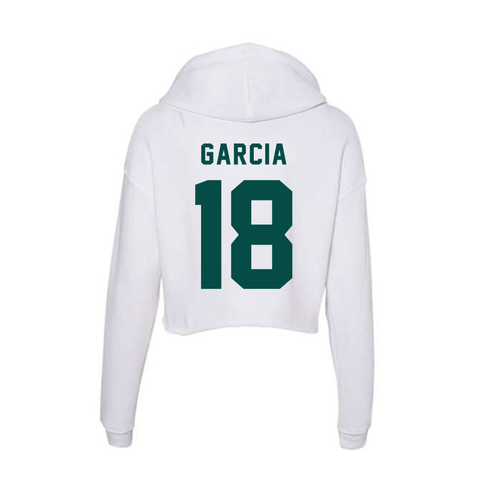 Humboldt State - NCAA Softball : Ashley Garcia - Classic Shersey Women's Crop Fleece Hoodie-1