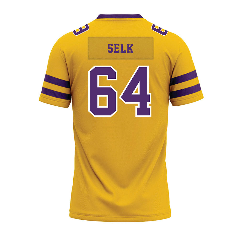 Minn. St. - NCAA Football : Collin Selk - Gold Premium Football Jersey-1