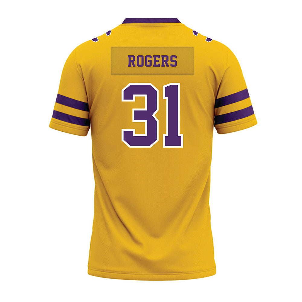 Minn. St. - NCAA Football : Cole Rogers - Gold Premium Football Jersey-1
