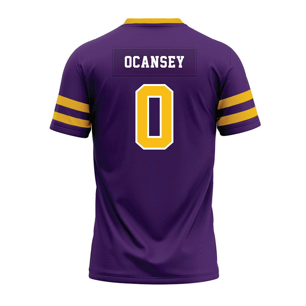 Minn. St. - NCAA Football : Edmund Ocansey - Purple Premium Football Jersey-1