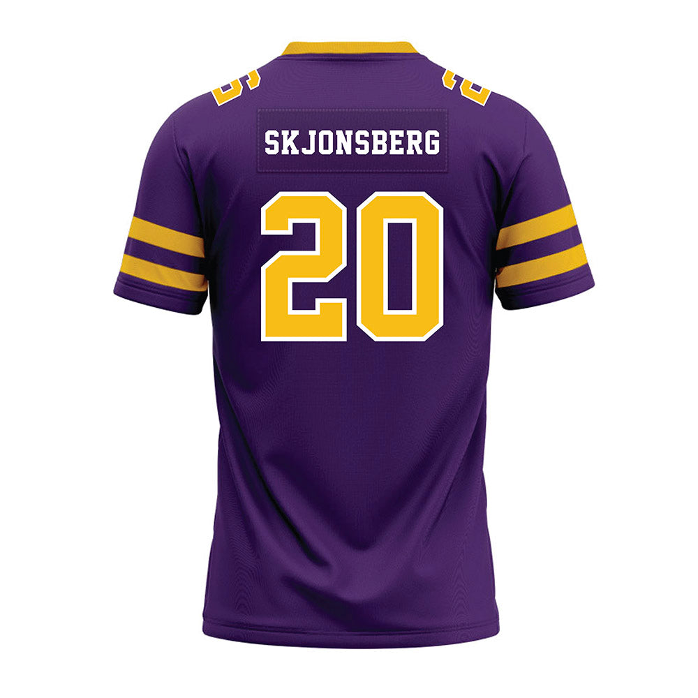 Minn. St. - NCAA Football : Spencer Skjonsberg - Purple Premium Football Jersey-1