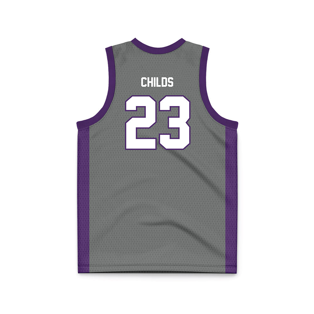 Minn. St. - NCAA Men's Basketball : Phoenix Childs - Dark Grey Basketball Jersey-1