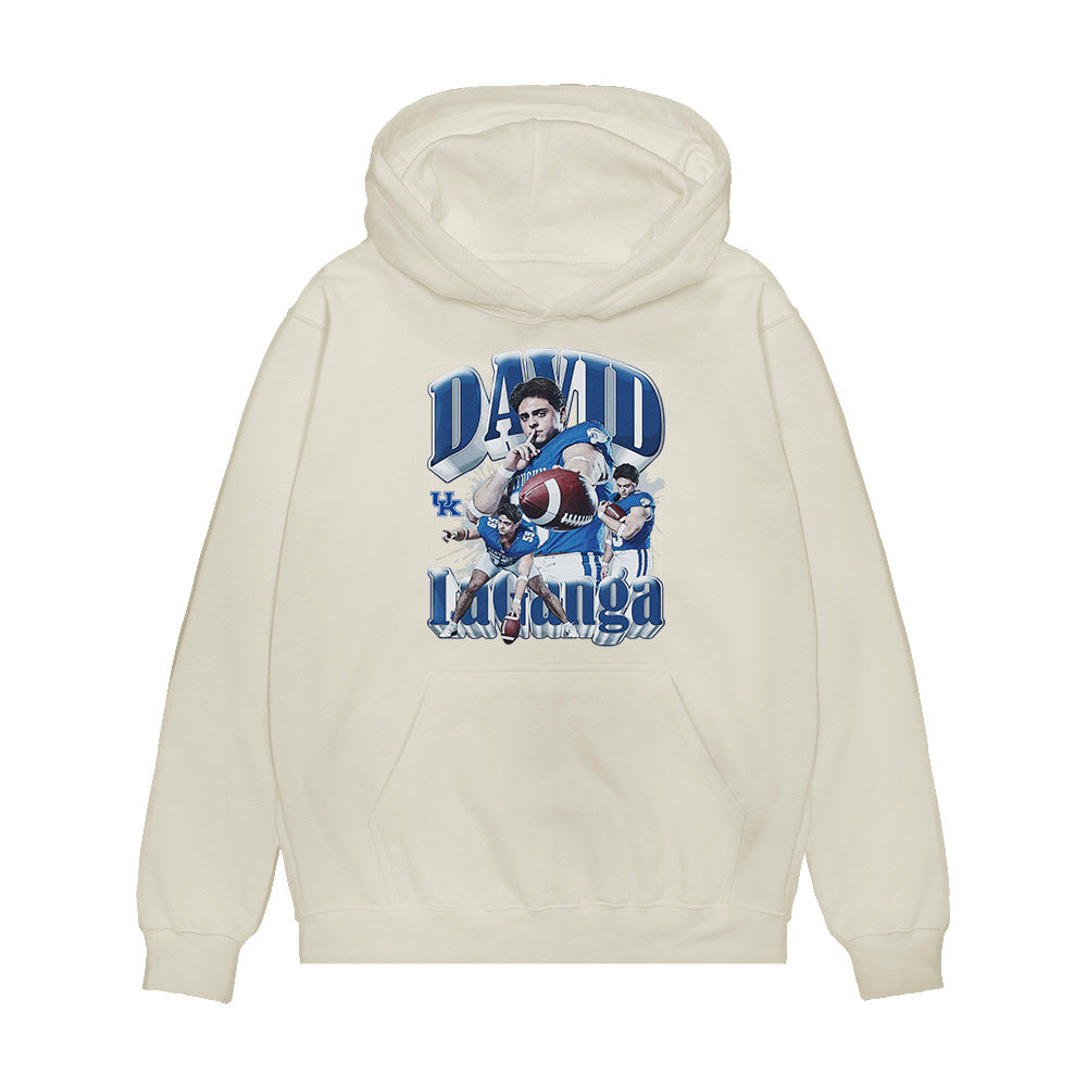 Kentucky - NCAA Football : David LaGanga - Collage Premium Hooded Sweatshirt-0