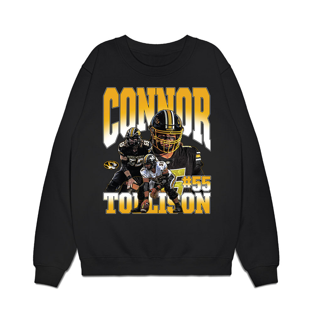 Missouri - NCAA Football : Connor Tollison - Collage Premium Crewneck Sweatshirt-0