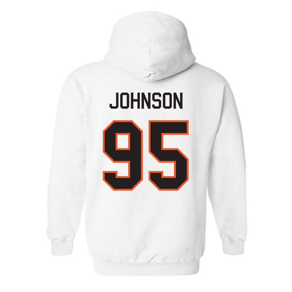 Oklahoma State - NCAA Football : Jaleel Johnson - Classic Shersey Hooded Sweatshirt-1