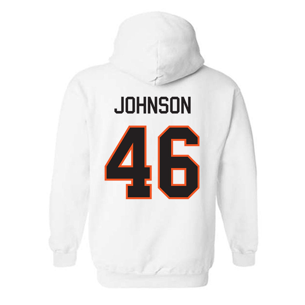 Oklahoma State - NCAA Football : Temerrick Johnson - Classic Shersey Hooded Sweatshirt-1