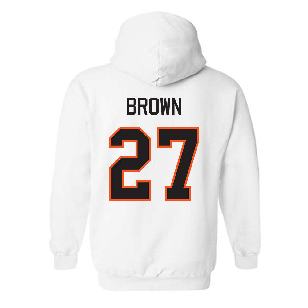 Oklahoma State - NCAA Baseball : Matthew Brown - Classic Shersey Hooded Sweatshirt-1