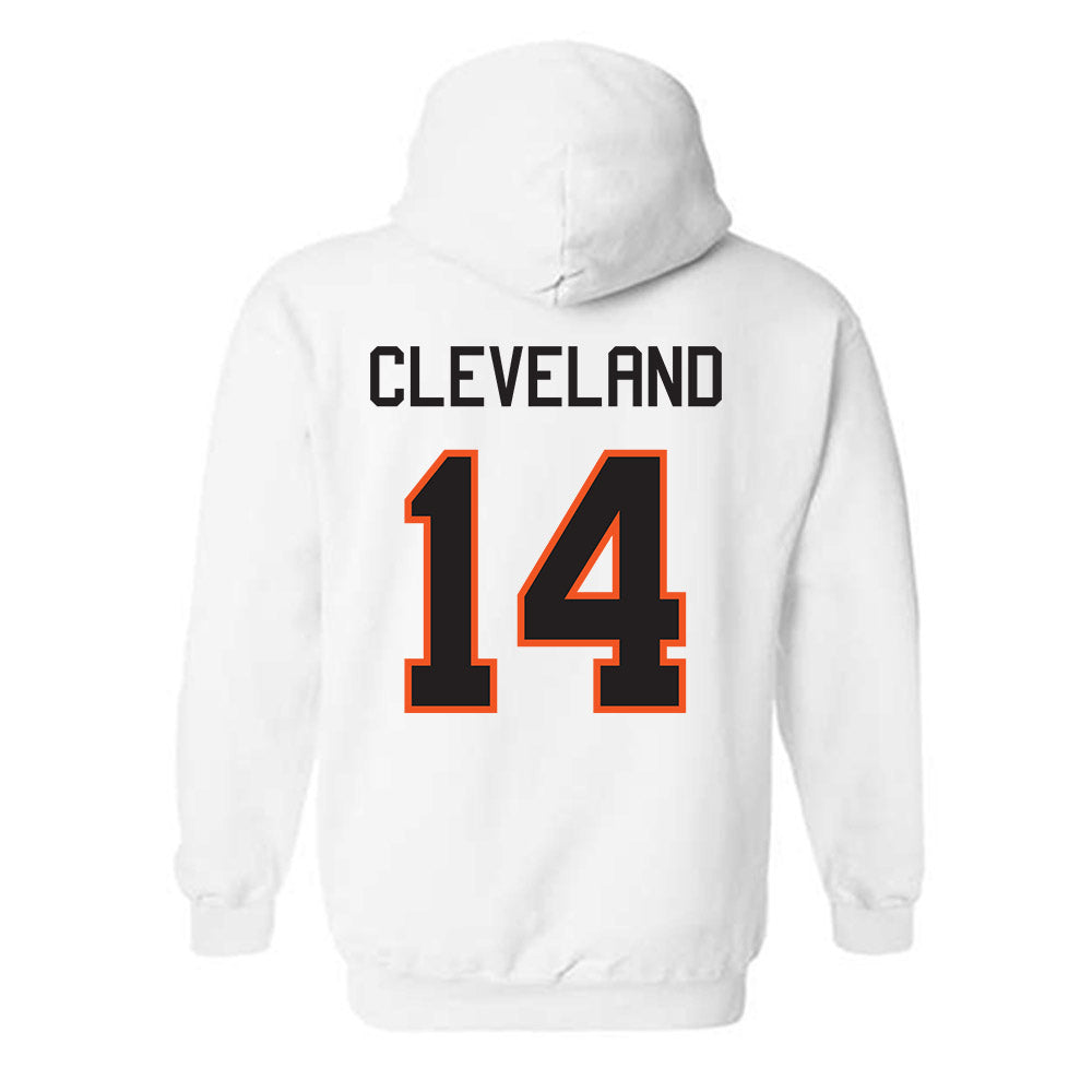 Oklahoma State - NCAA Football : Landyn Cleveland - Classic Shersey Hooded Sweatshirt-1