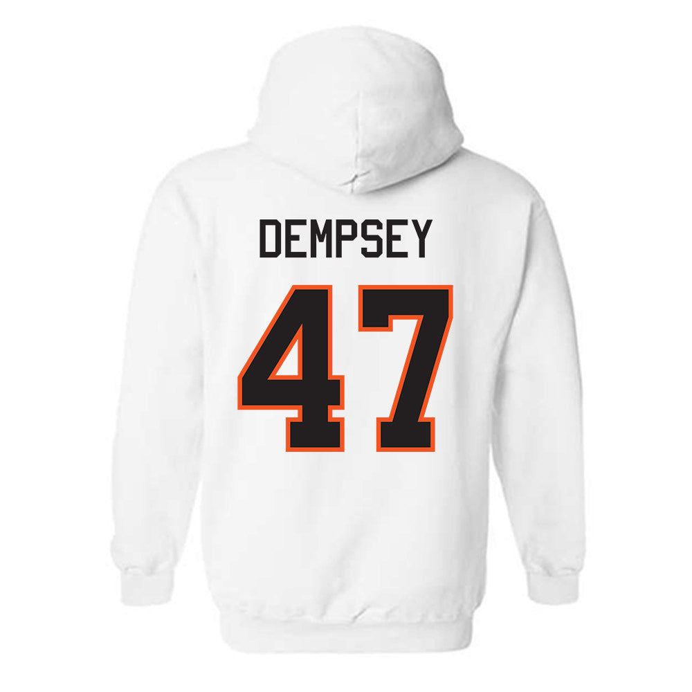 Oklahoma State - NCAA Football : Harrison Dempsey - Classic Shersey Hooded Sweatshirt-1