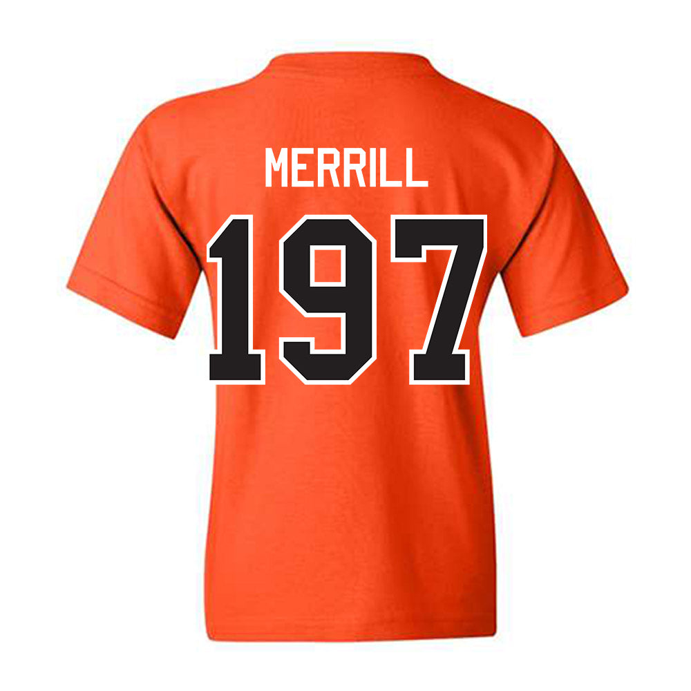Oklahoma State - NCAA Wrestling : Cody Merrill - Classic Shersey Youth T-Shirt-1
