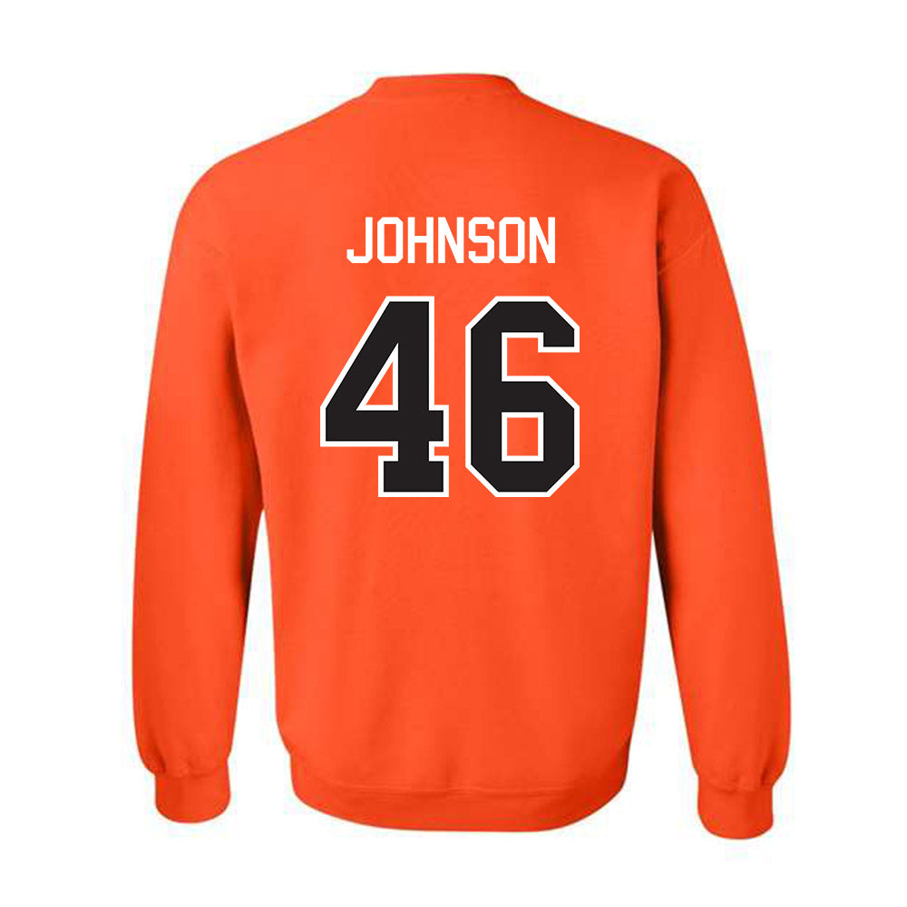 Oklahoma State - NCAA Football : Temerrick Johnson - Classic Shersey Crewneck Sweatshirt-1