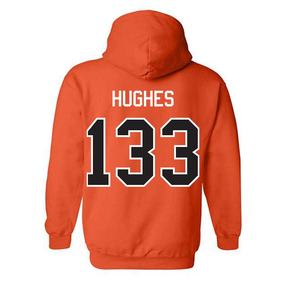 Oklahoma State - NCAA Wrestling : Cael Hughes - Classic Shersey Hooded Sweatshirt-1