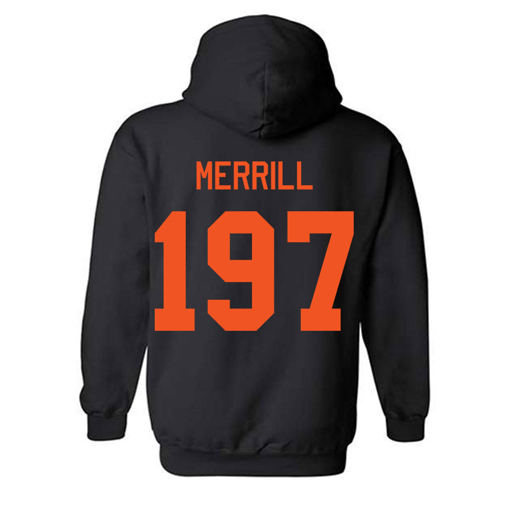 Oklahoma State - NCAA Wrestling : Cody Merrill - Classic Shersey Hooded Sweatshirt-1