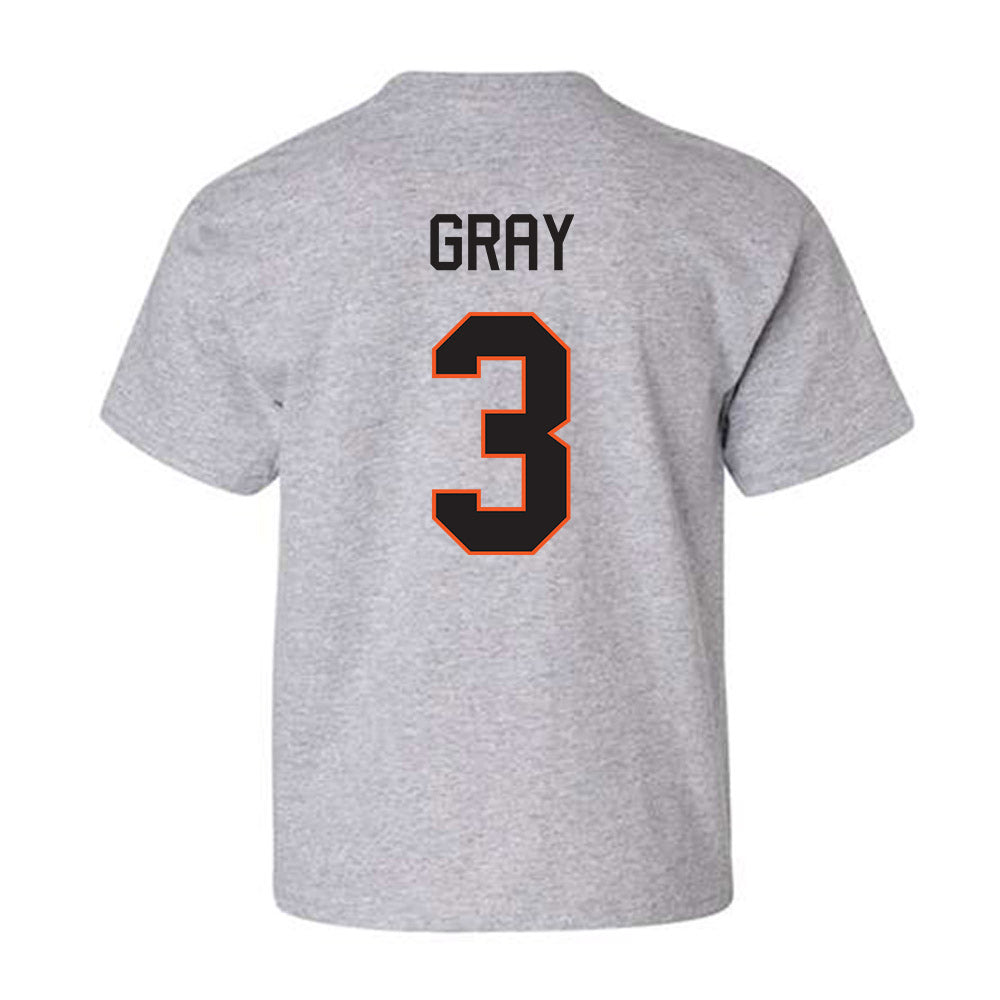 Oklahoma State - NCAA Women's Basketball : Micah Gray - Classic Shersey Youth T-Shirt-1