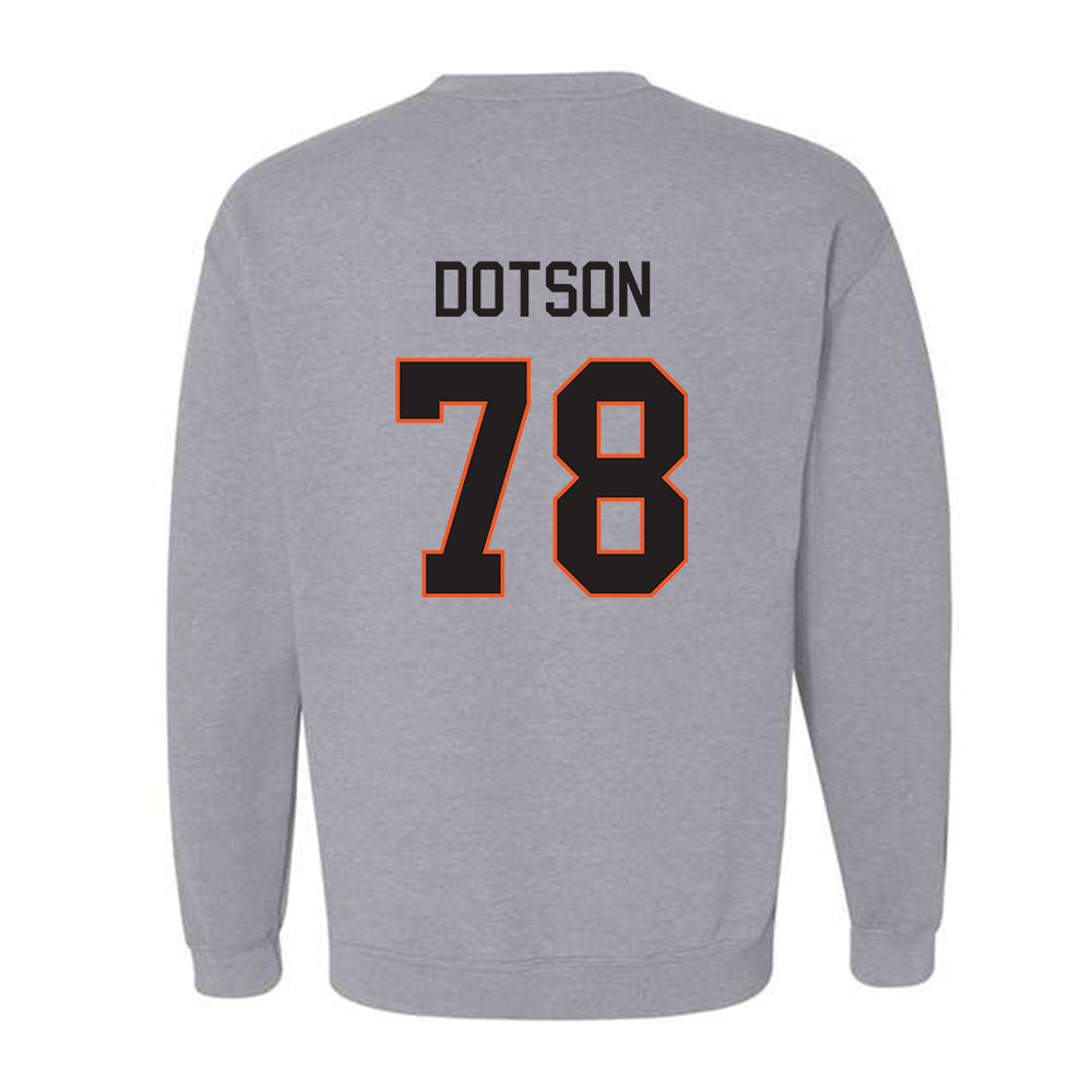Oklahoma State - NCAA Football : Davis Dotson - Classic Shersey Crewneck Sweatshirt-1